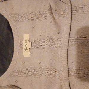 Madewell knit cropped top XL